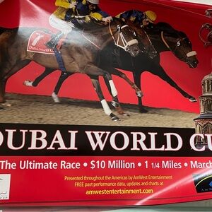 Dubai World Cup Horse Racing Poster Gloria de Campaneo